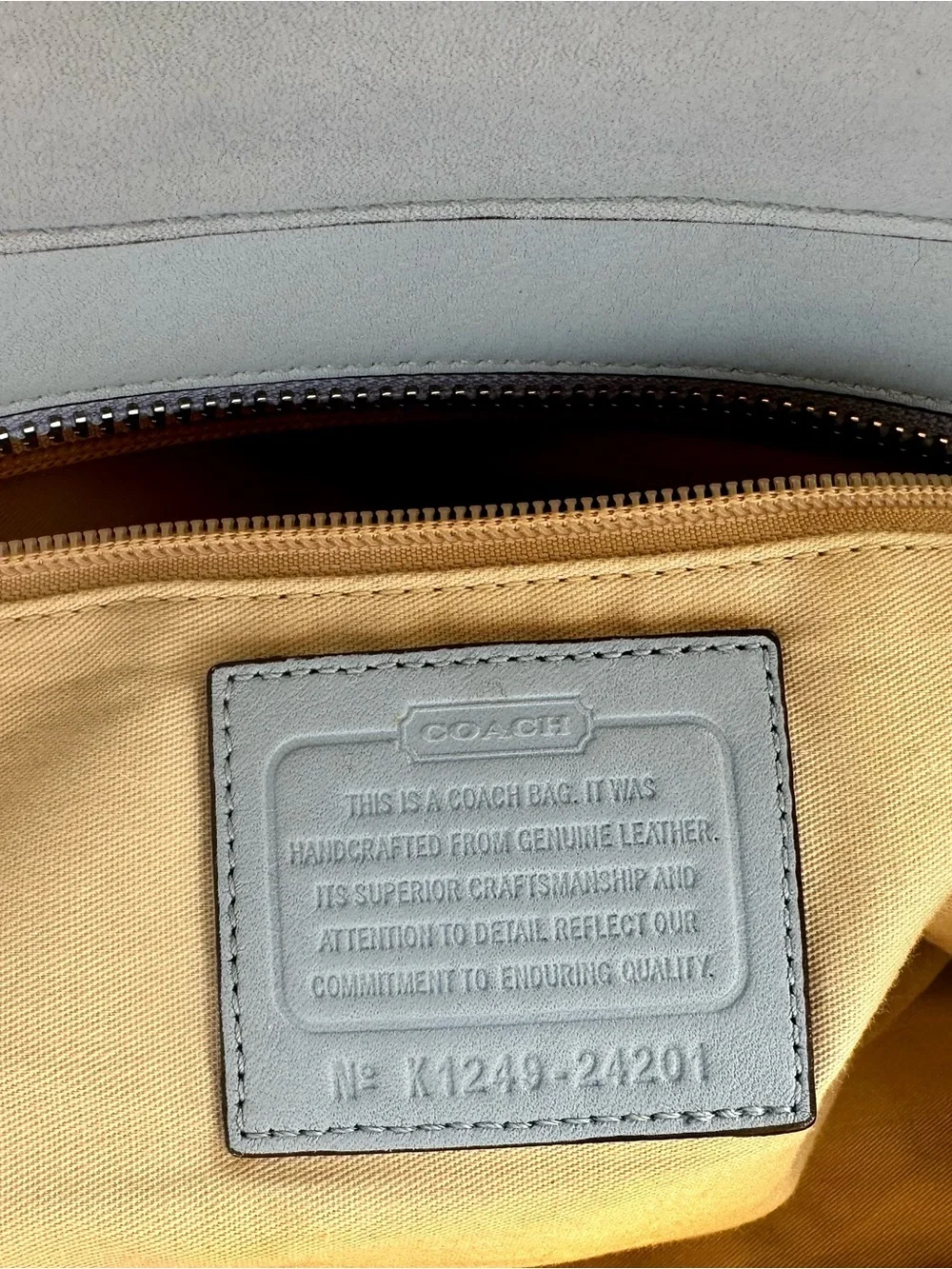 Authentic Vintage Coach Legacy Candace Carryall Leather Handbag - Style 24201